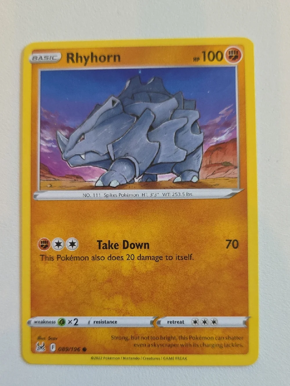 Pokemon Rhyhorn and Rhydon Cards - Picture 2 of 6